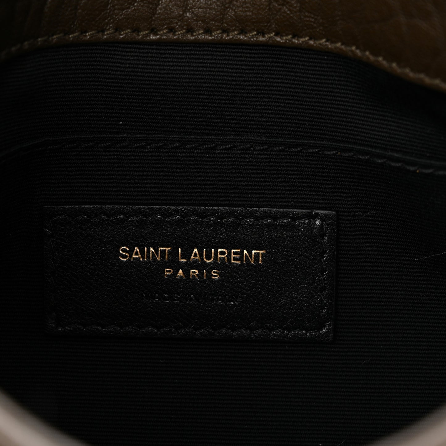 Grained Lambskin Monogram Mini Niki Chain Satchel Dark Cork