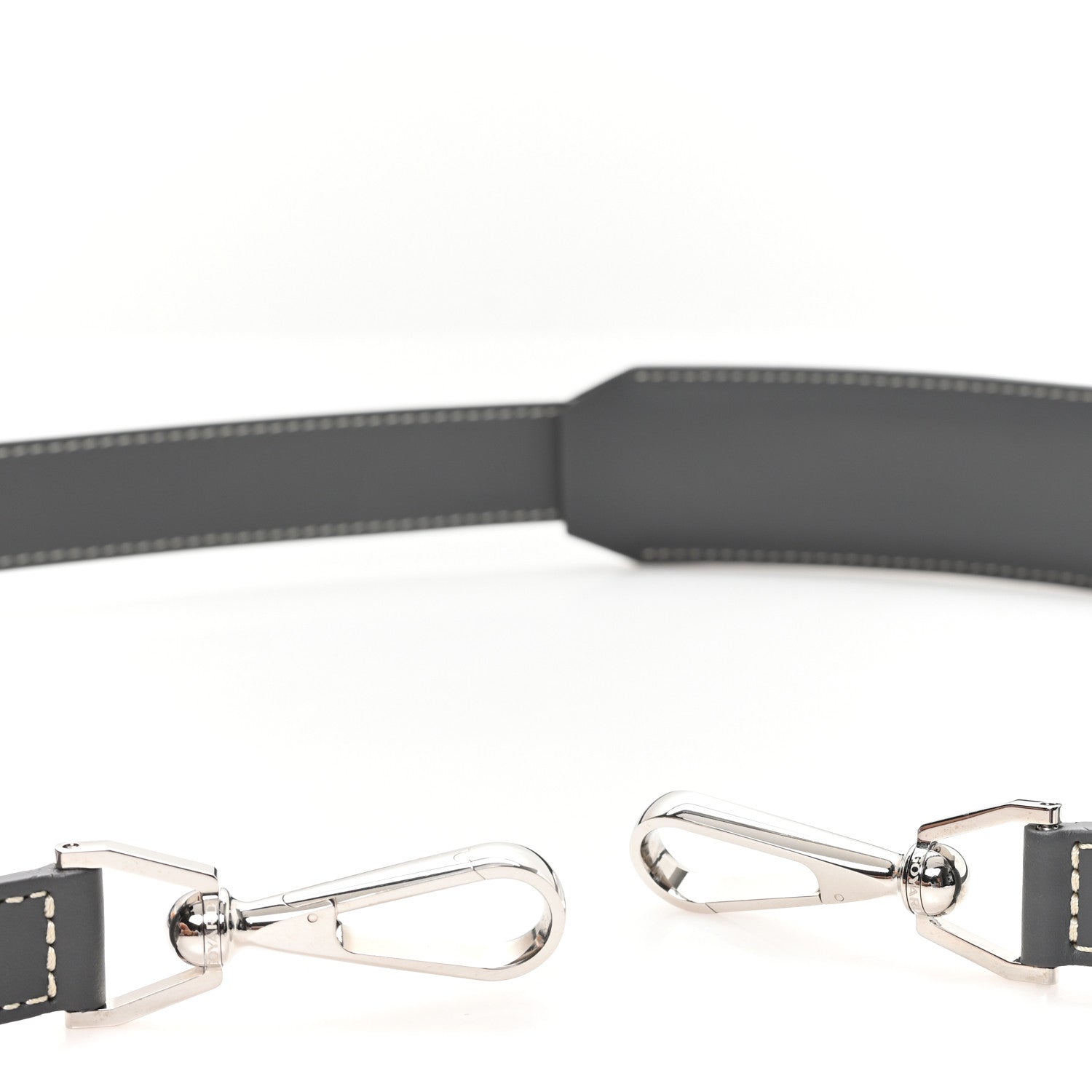 Goyard Calfskin Shoulder Strap Grey 3 of 4