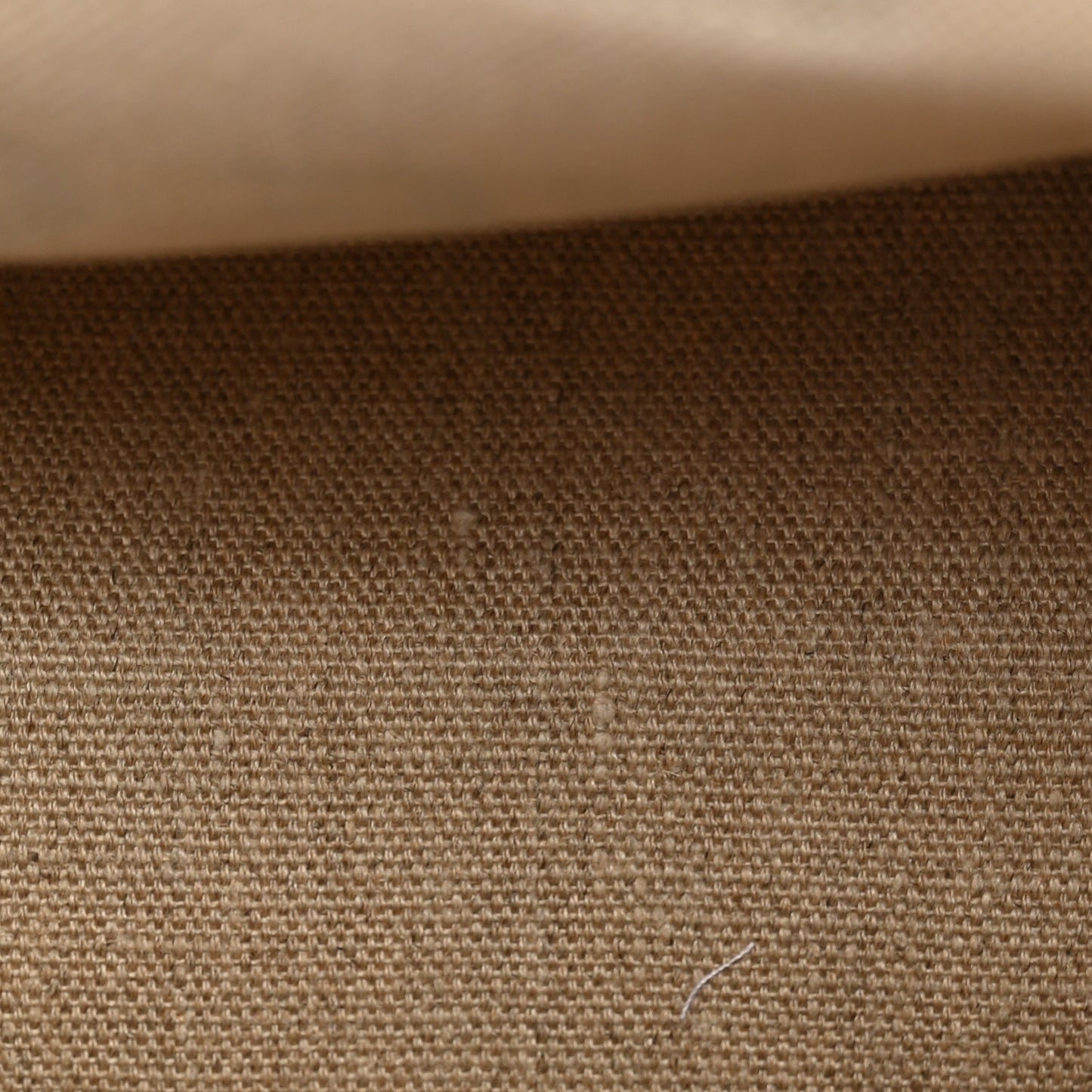 Linen Calfskin Small Rive Gauche Tote Greggio Natural