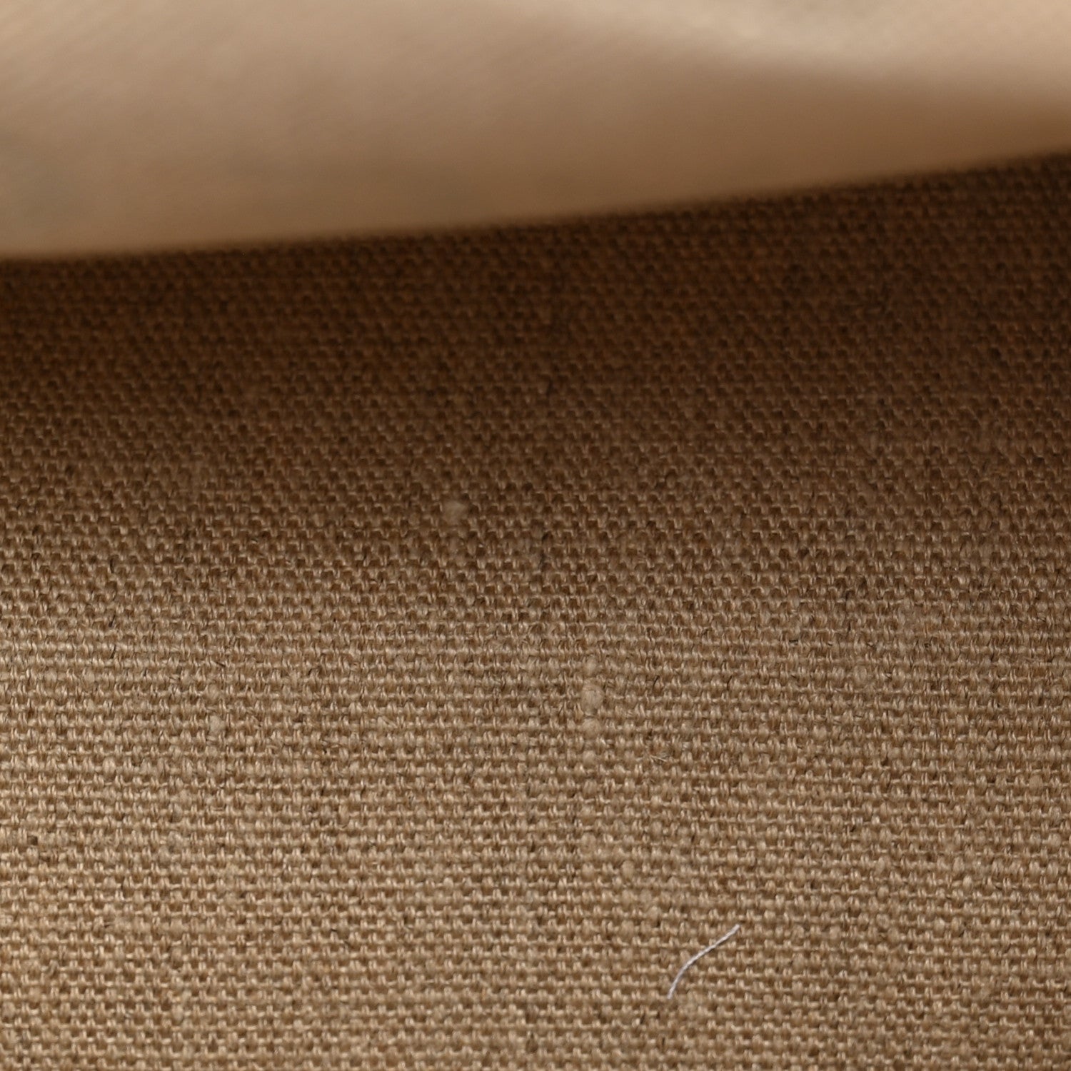 Saint Laurent Linen Calfskin Small Rive Gauche Tote Greggio Natural 6 of 10