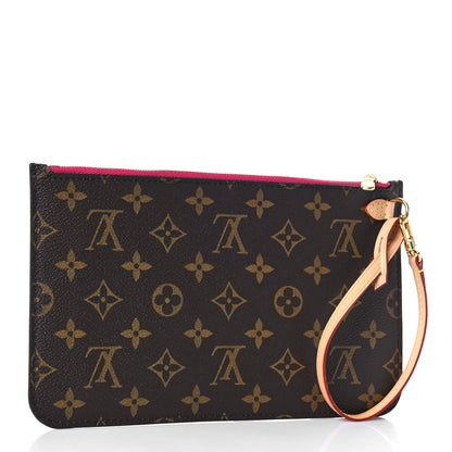 Louis Vuitton Monogram Neverfull MM GM Pochette Pivoine 4 of 9