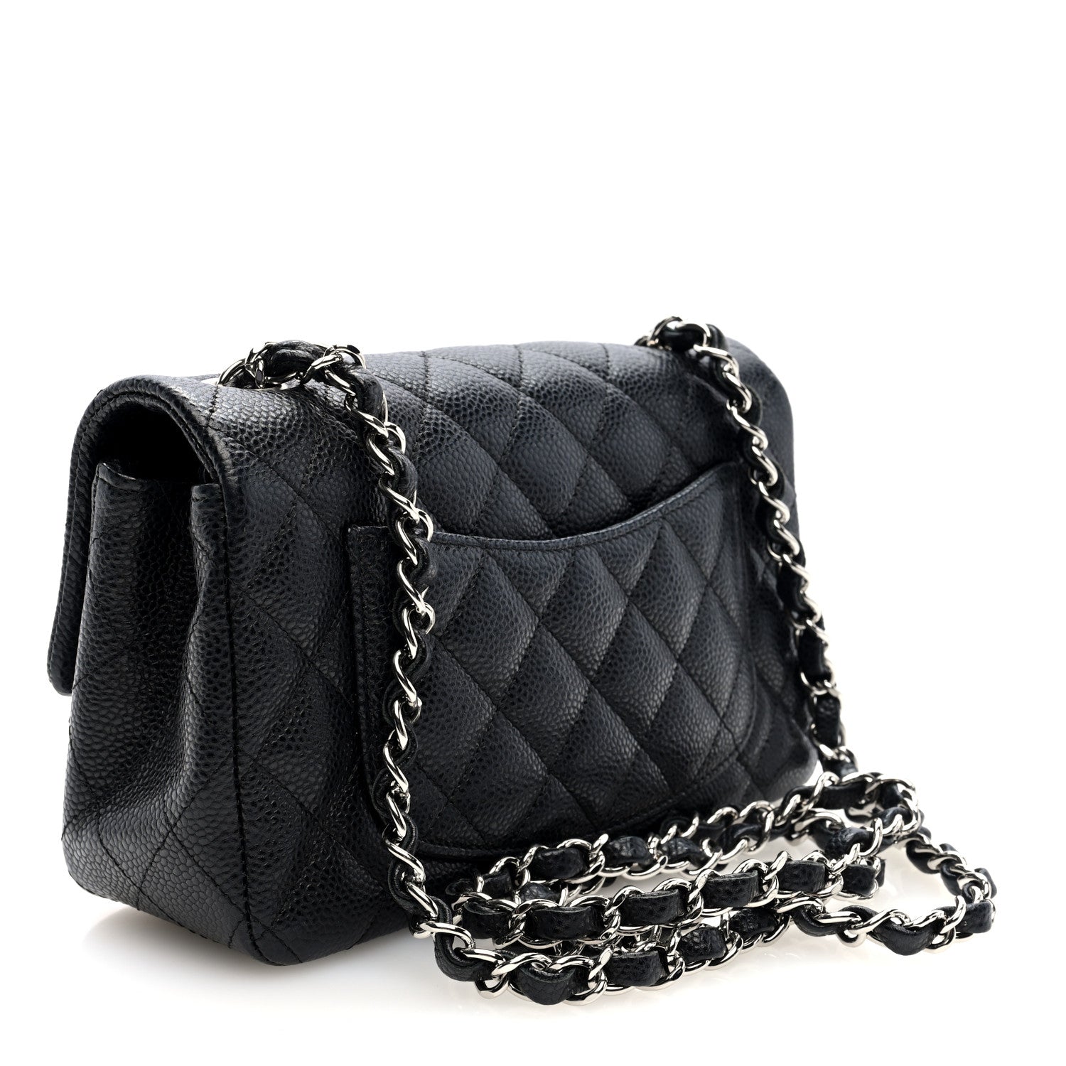 Chanel Caviar Quilted Mini Rectangular Flap Black 3 of 10