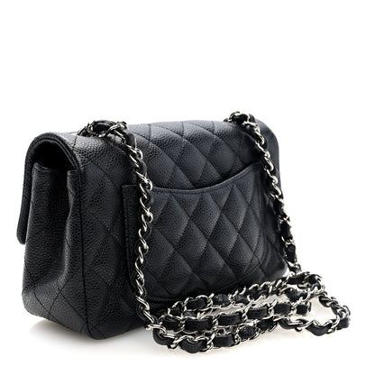 Chanel Caviar Quilted Mini Rectangular Flap Black 3 of 10