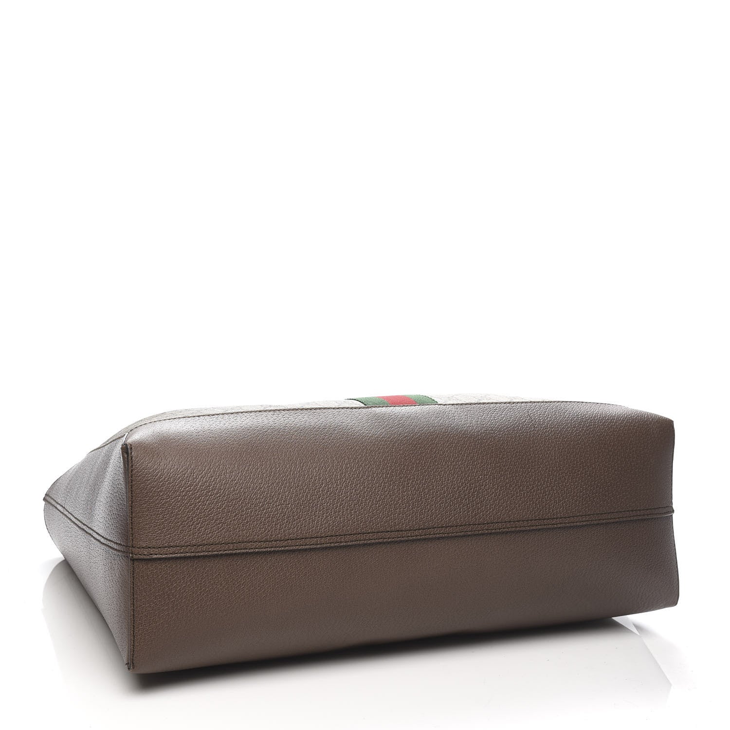 Gucci GG Supreme Monogram Web Ophidia Tote Brown 5 of 11