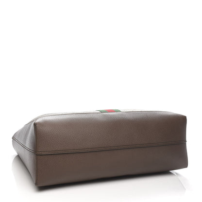 Gucci GG Supreme Monogram Web Ophidia Tote Brown 5 of 11