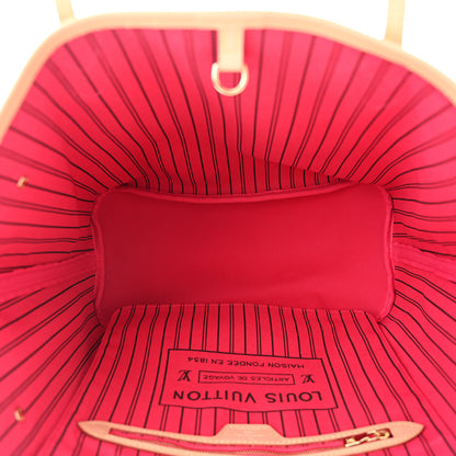Louis Vuitton Monogram Bay Neverfull MM Rose Ballerine Poppy 6 of 10