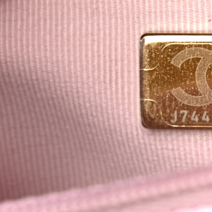 Chanel Caviar Quilted Wallet On Chain WOC Light Pink 8 of 13