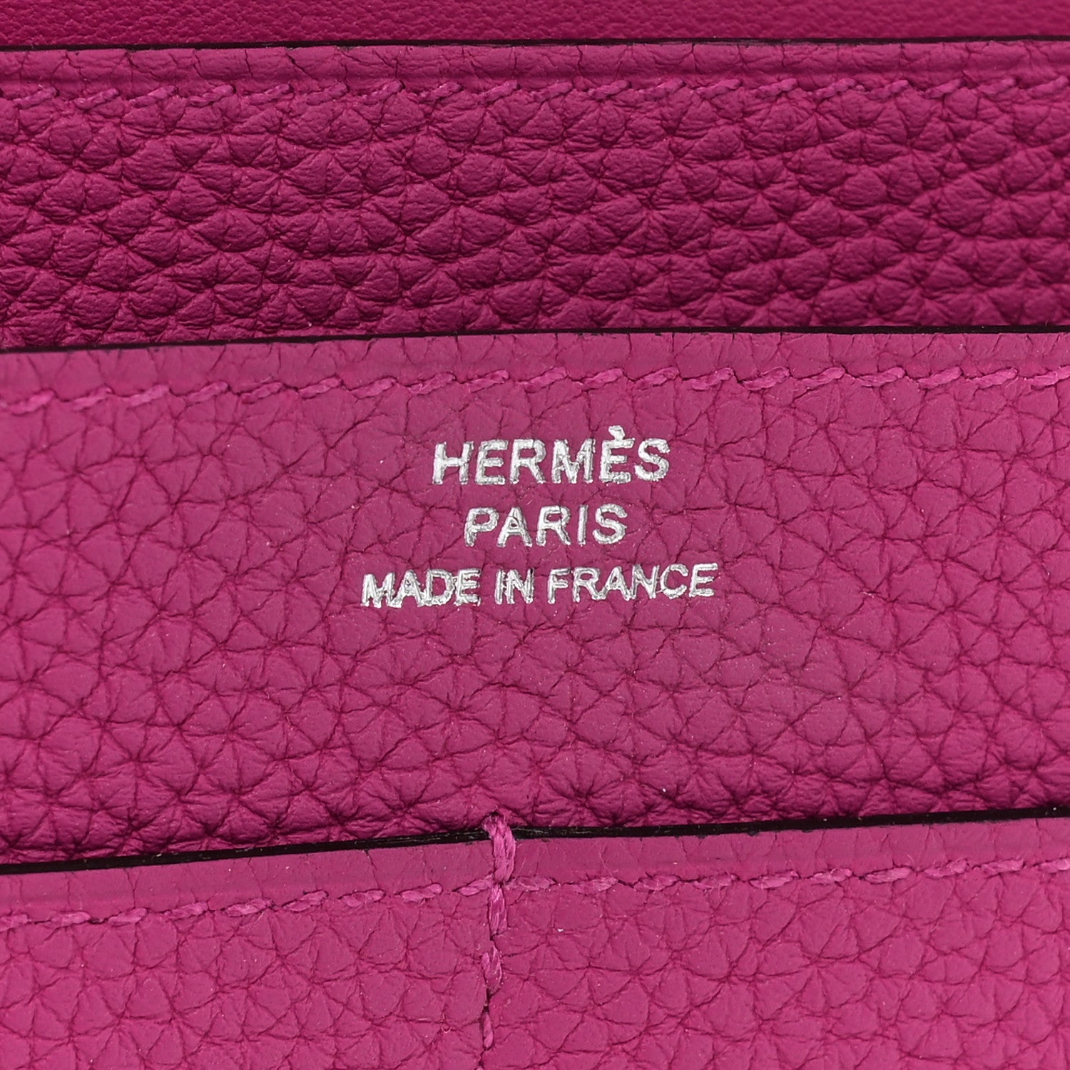 Hermes Togo Dogon Duo Wallet Rose Poupre 9 of 13