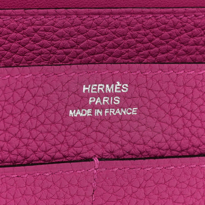 Hermes Togo Dogon Duo Wallet Rose Poupre 9 of 13