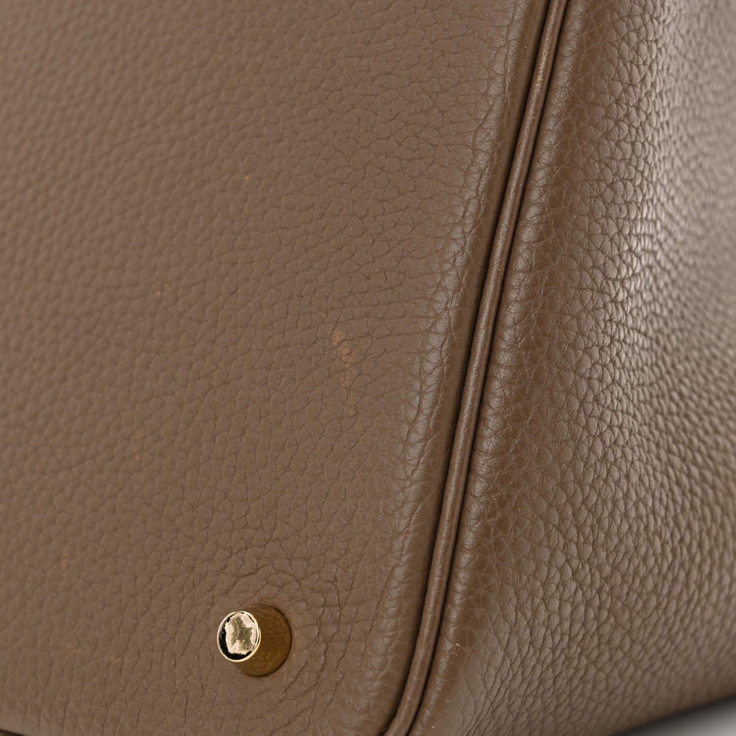 Hermes Taurillon Clemence Picotin Lock 22 MM Etoupe 11 of 11