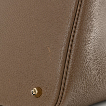 Hermes Taurillon Clemence Picotin Lock 22 MM Etoupe 11 of 11