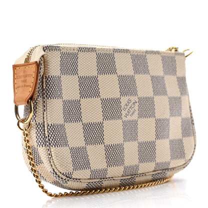 Louis Vuitton Damier Azur Mini Pochette Accessories 3 of 6