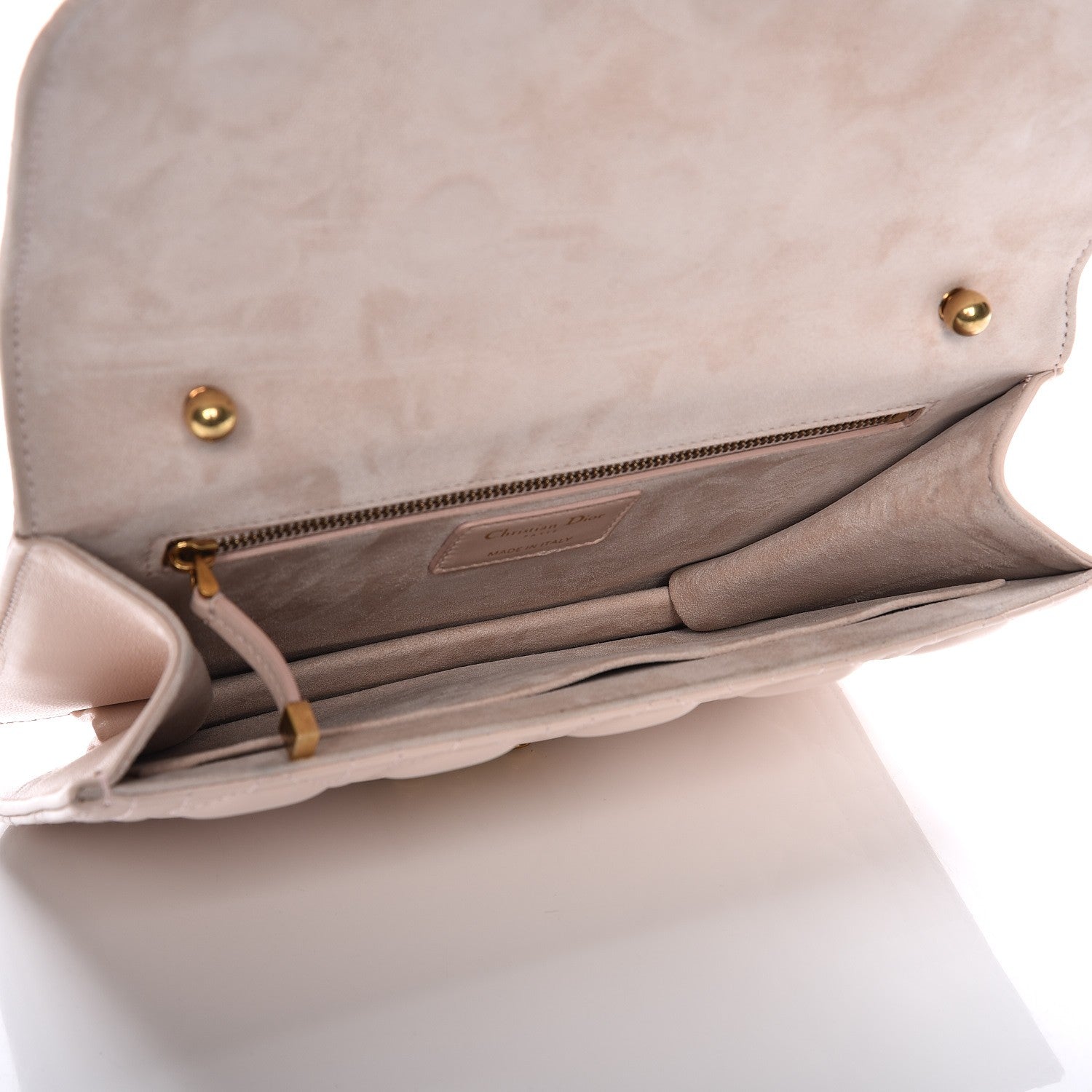 Christian Dior Lambskin Cannage Large Dioraddict Flap Rose Poudre 5 of 16