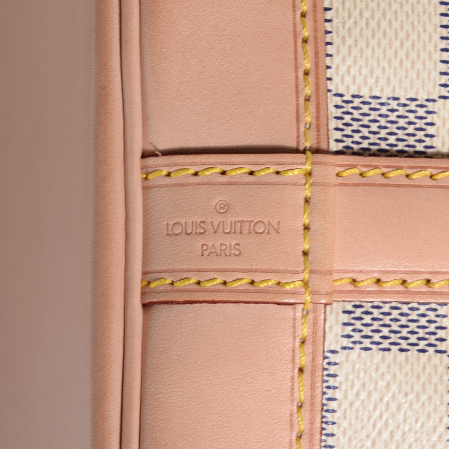 Louis Vuitton Damier Azur Noe BB 8 of 9