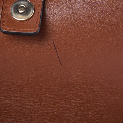 Chloe Suede Calfskin Small Faye Shoulder Bag Tobacco 11 of 14