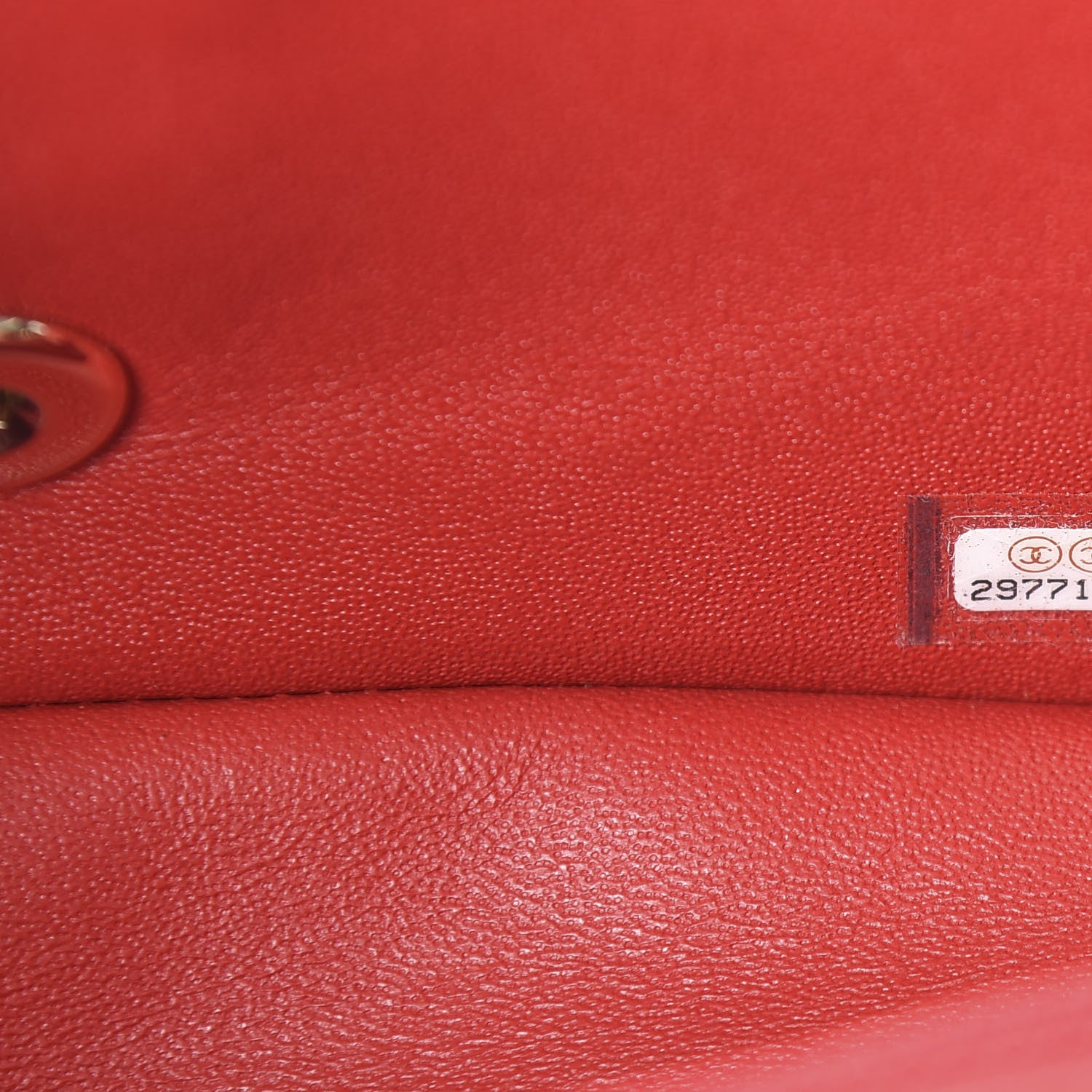 Chanel Lambskin Quilted Mini Rectangular Flap Red 7 of 9