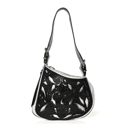 Fendi Calfskin Metal Small Oyster Black 1 of 11