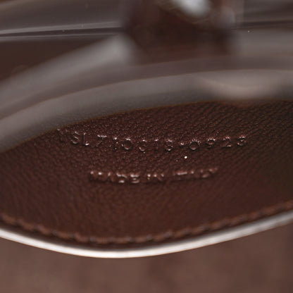 Saint Laurent Patent Calfskin Le 5 A 7 Mini Hobo Spicy Chocolate 7 of 10
