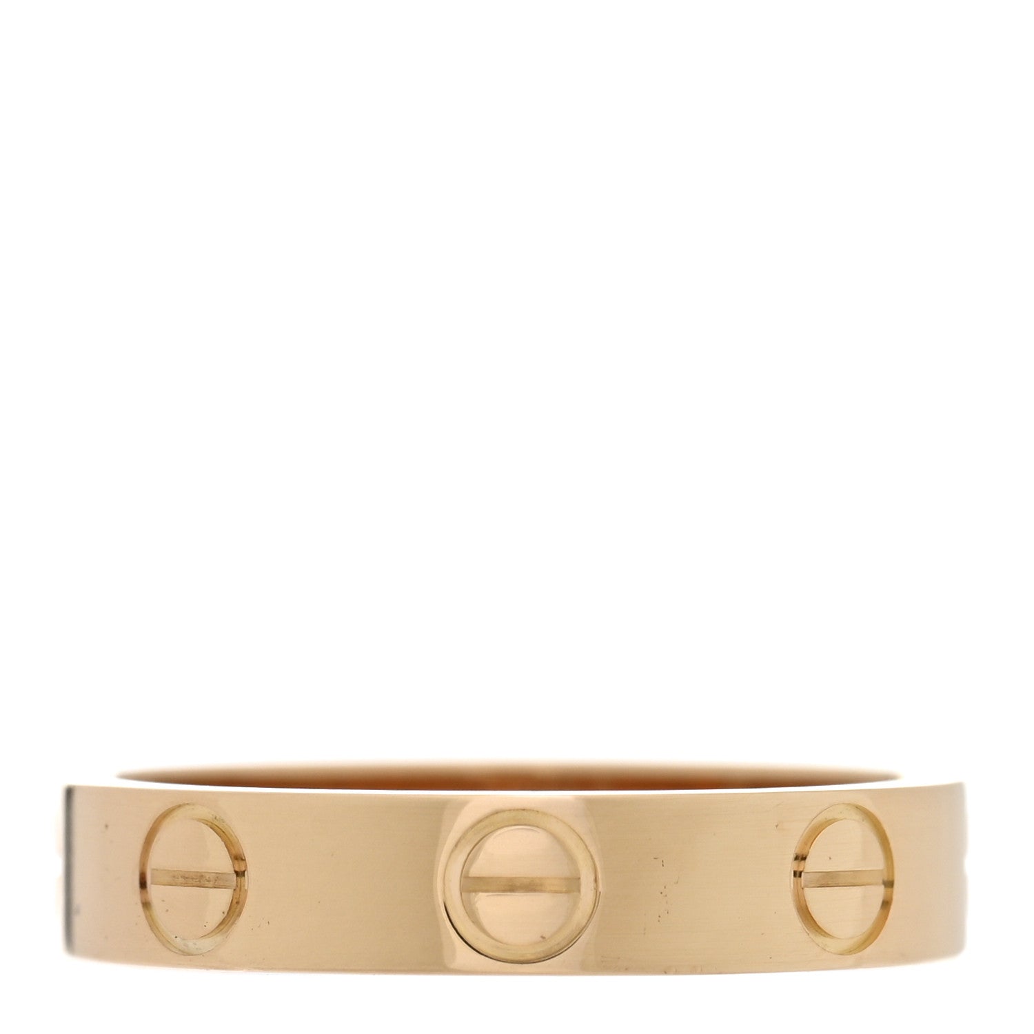Cartier 18K Yellow Gold 3.5mm LOVE Wedding Band Ring 49 5 3 of 5