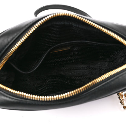Prada Nappa Gaufre Camera Bag Black 5 of 13