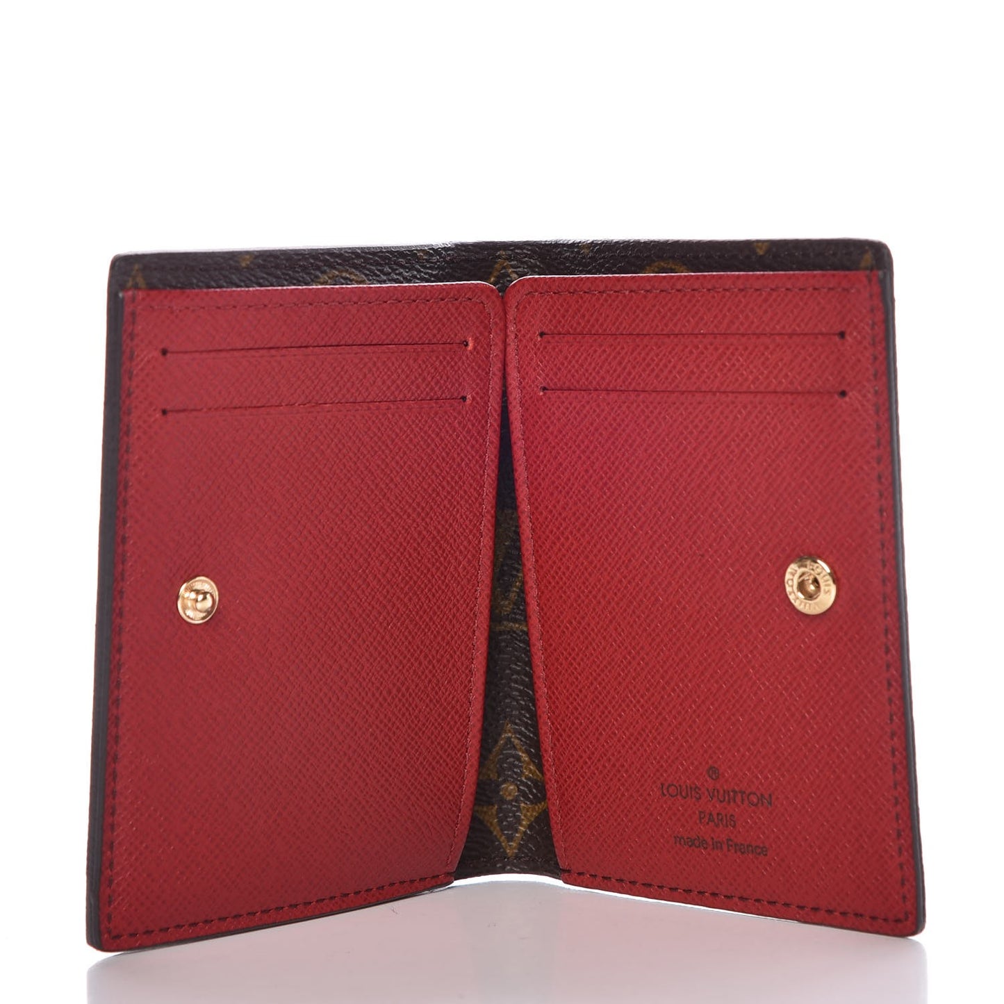 Monogram Compact Marie Wallet Rouge