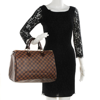 Louis Vuitton Damier Ebene Speedy 35 2 of 7