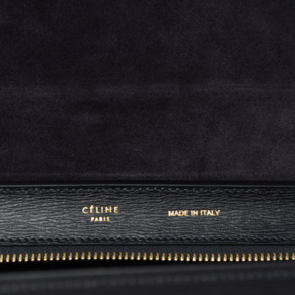 Celine Liege Calfskin Small Trapeze Black 8 of 9