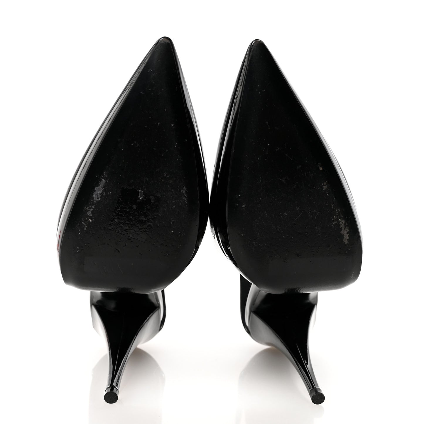 Patent Anja 105 Ankle Strap Pointed Pumps 37 Black