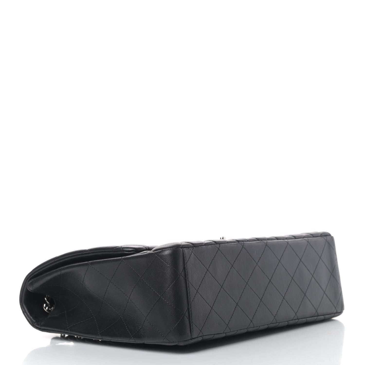 Chanel Lambskin Quilted Maxi Single Flap Black 3 of 7