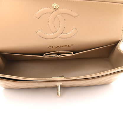 Chanel Caviar Quilted Small Double Flap Dark Beige 5 of 11