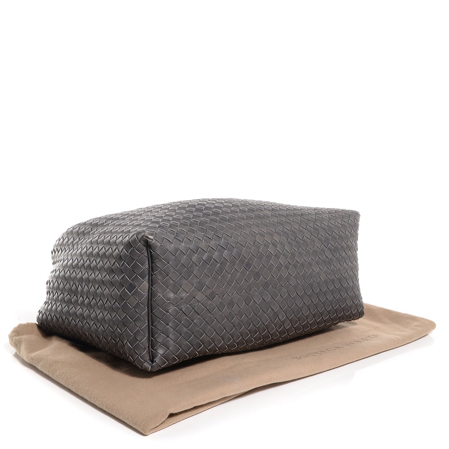 Nappa Intrecciato Sloane Hobo Ferro Gray