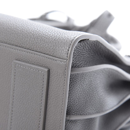Saint Laurent Grained Calfskin Small Supple Sac De Jour Mouse Grey 10 of 18