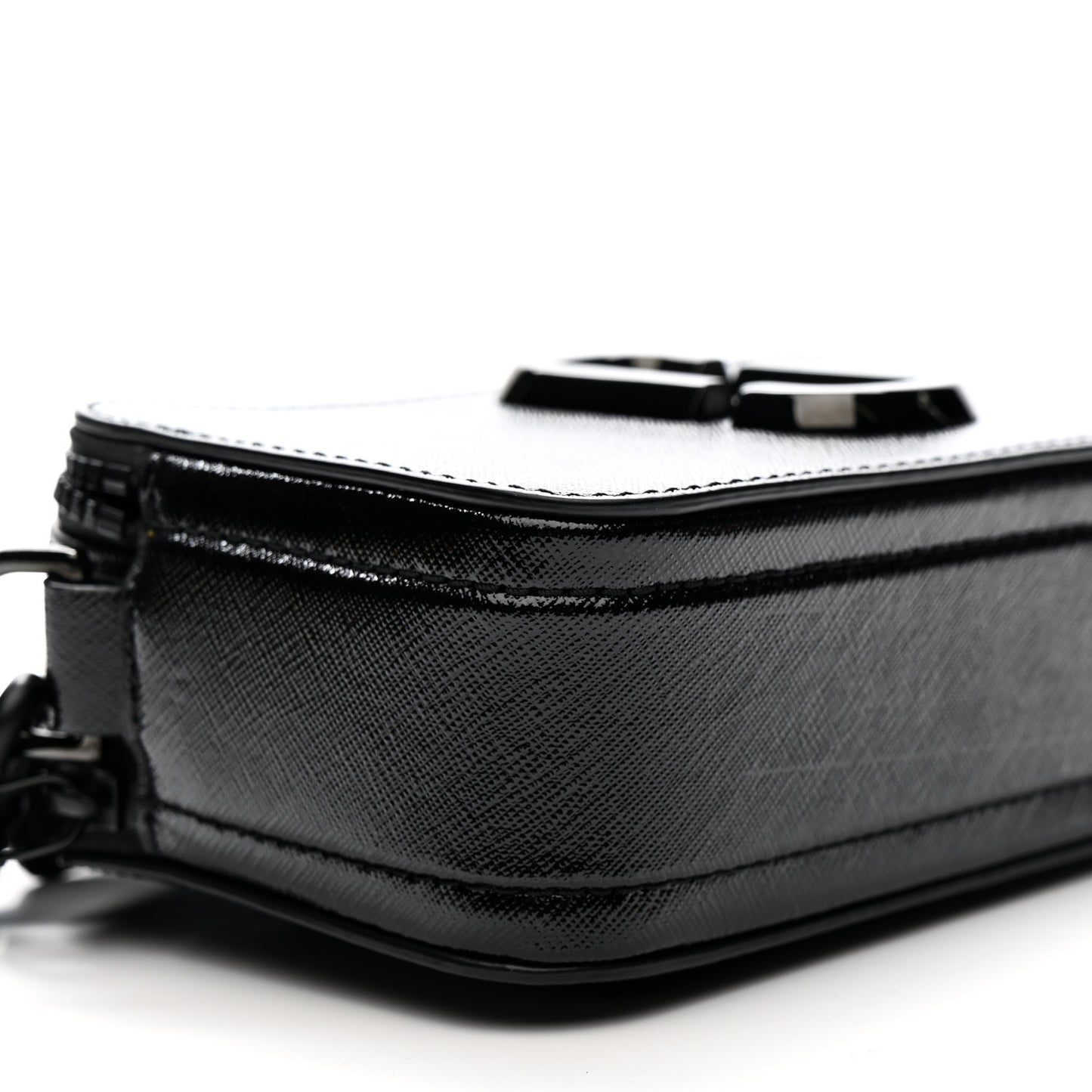 Saffiano Snapshot Camera Bag Black
