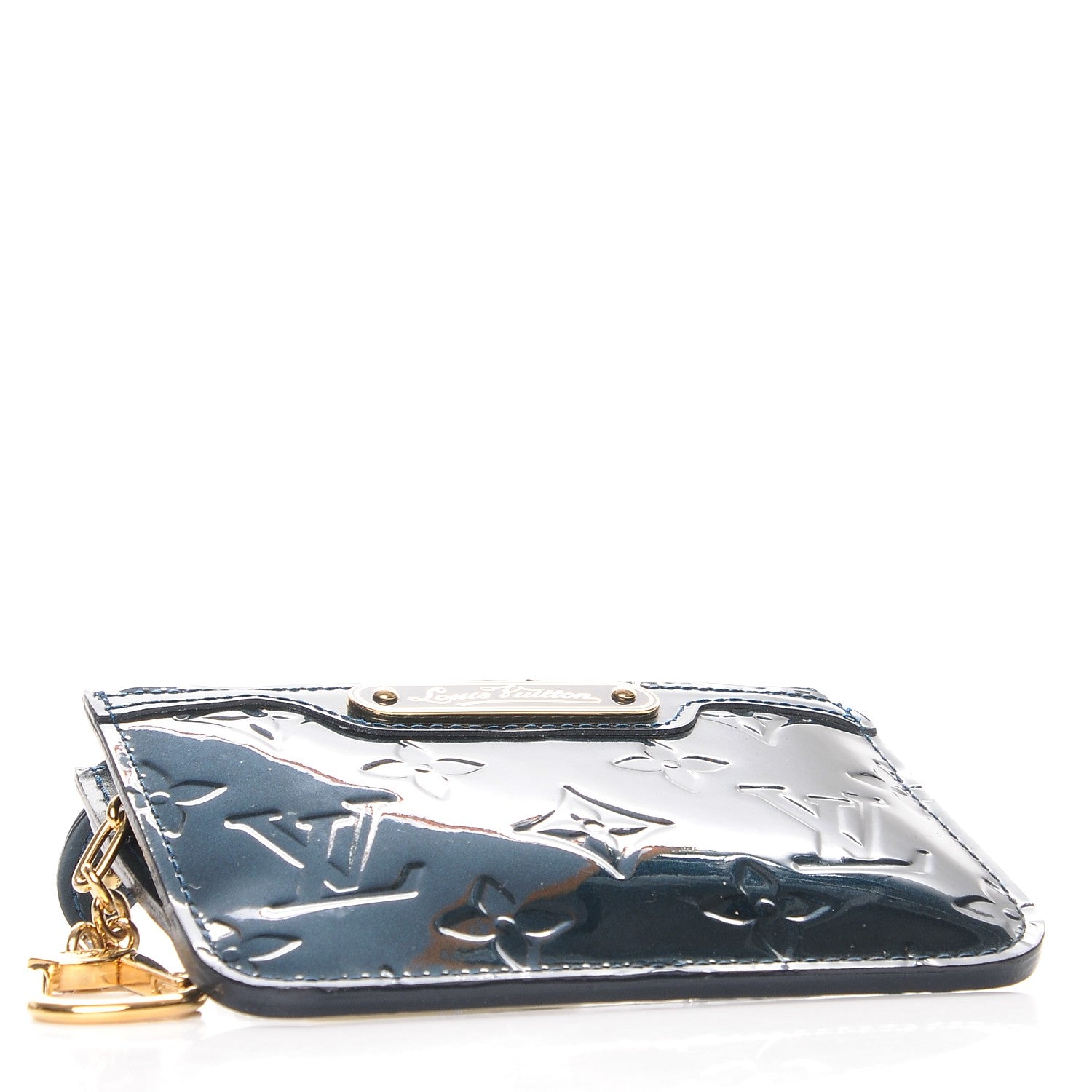 Louis Vuitton Vernis Key Pouch Blue Nuit 4 of 7