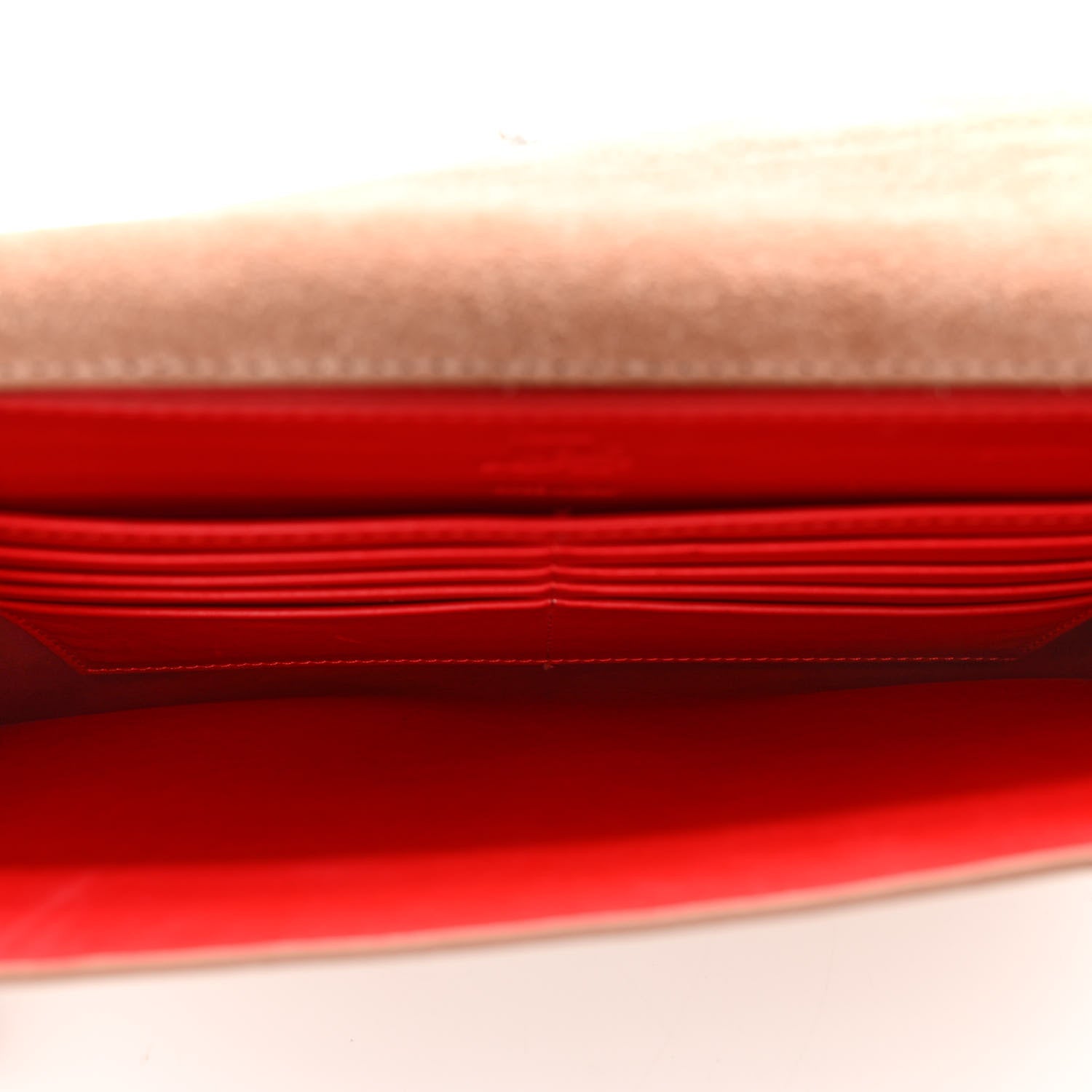 Christian Louboutin Veau Velours Calfskin Vero Dodat Clutch Nude 5 of 9