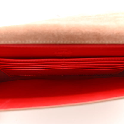 Christian Louboutin Veau Velours Calfskin Vero Dodat Clutch Nude 5 of 9