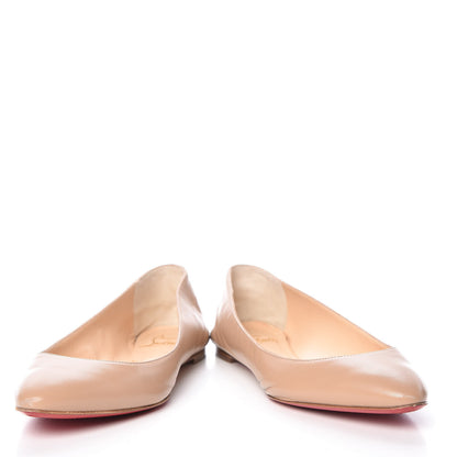 Christian Louboutin Nappa Eloise Flats 37 Nude 6 of 18