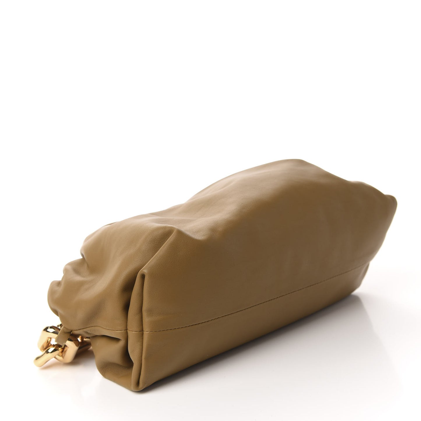 Calfskin The Pouch Chain Moutarde