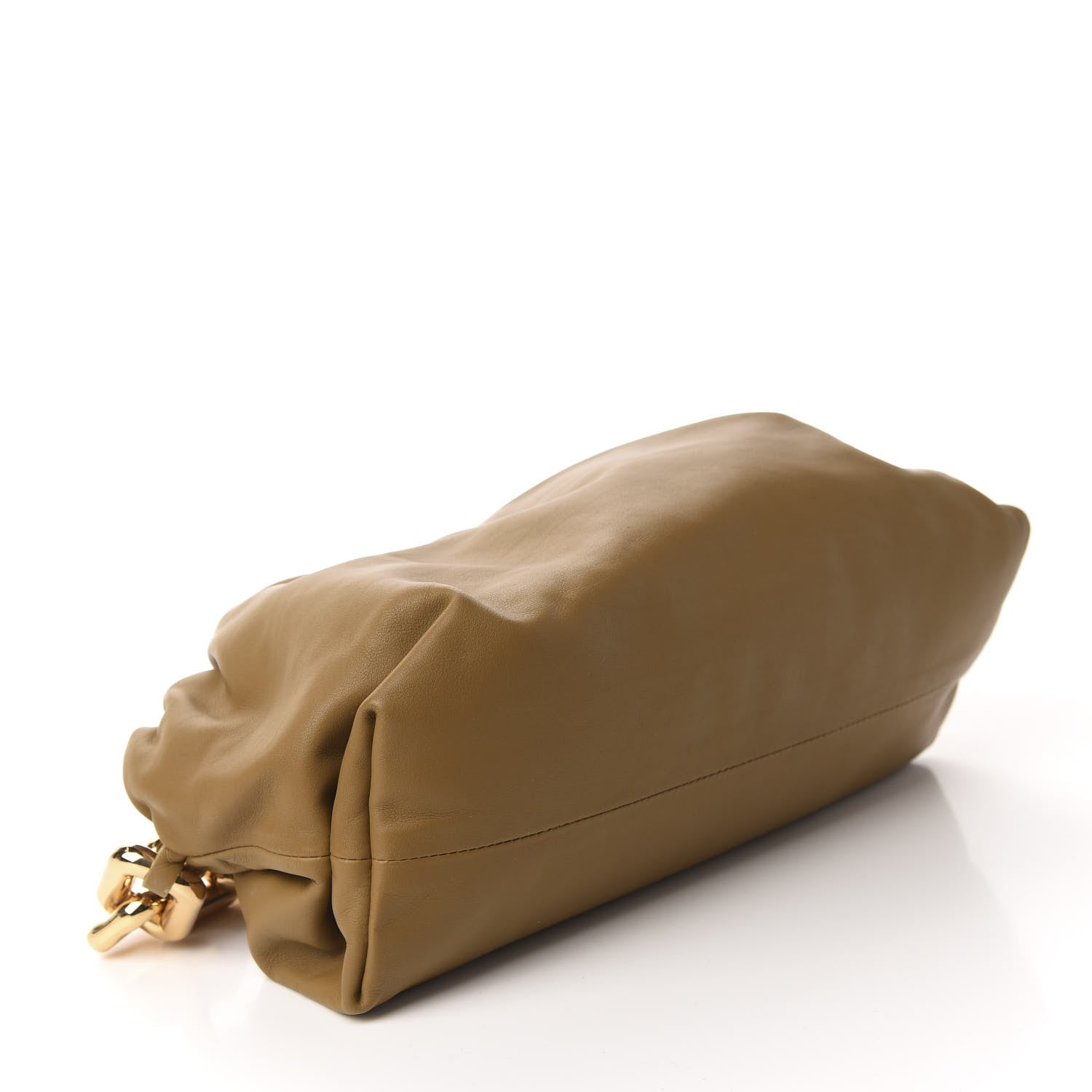 Bottega Veneta Calfskin The Pouch Chain Moutarde 4 of 9