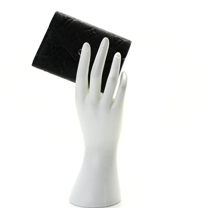 Louis Vuitton Empreinte Victorine Wallet Black 2 of 8