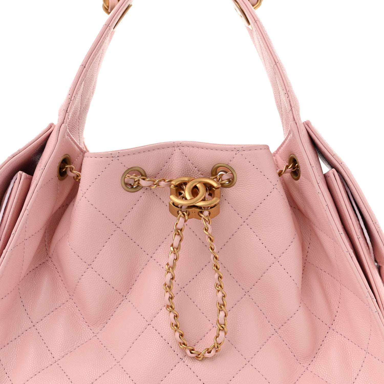 Chanel Caviar Quilted Small Chanel 25 Handbag Light Pink 8 of 11