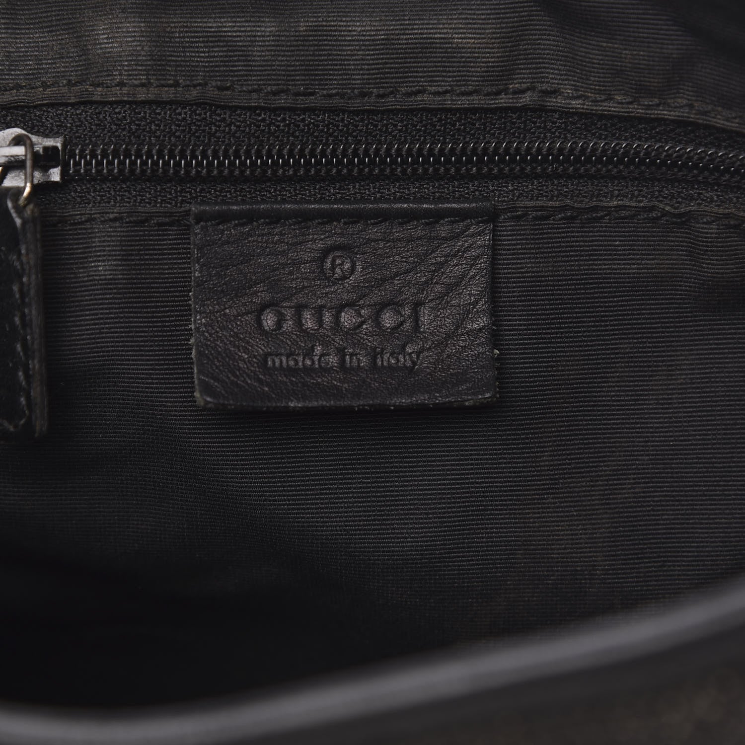 Gucci Denim Monogram Small Jackie O Hobo Black 7 of 12
