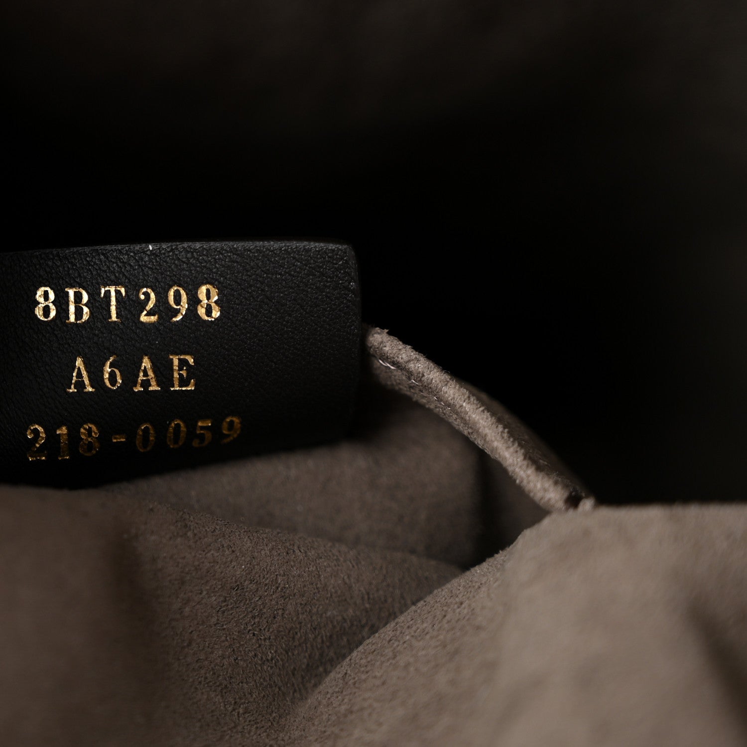 Fendi Vitello Grace F is Fendi Bi-Color FF 1974 Embossed Grande Mon Tresor Bucket Bag Maya Black Fragola 7 of 10