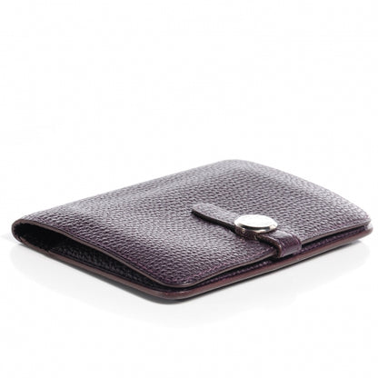 Hermes Togo Dogon Compact Wallet Raisin 4 of 8
