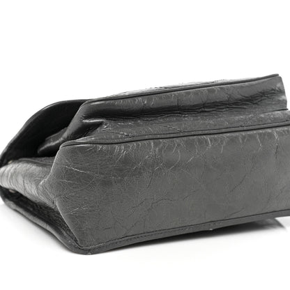 Saint Laurent Crinkled Calfskin Matelasse Monogram Medium Niki Chain Satchel Fog 6 of 13