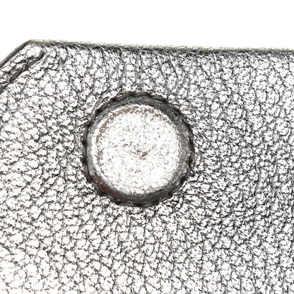 Miu Miu Metallic Goatskin Bandoliera Madras Shoulder Bag Chrome 11 of 19