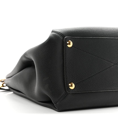Louis Vuitton Veau Cachemire Snakeskin Babylone MM Black 9 of 10