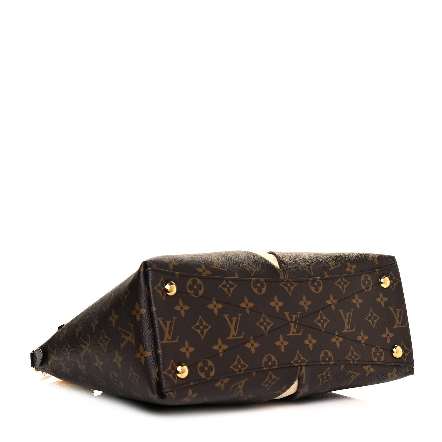 Louis Vuitton Monogram V Tote MM Khaki Cream 4 of 12