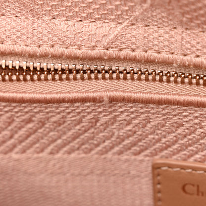 Christian Dior Canvas Embroidered Cannage Medium Lady D-Lite Pink 12 of 20