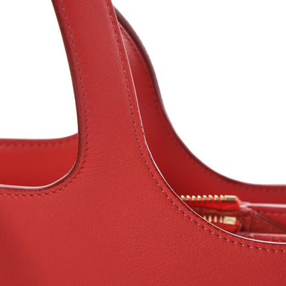 Celine Supple Natural Medium Tri-Fold Bag Scarlet 11 of 13